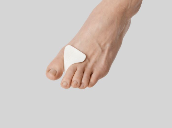 Für Wunden zwischen den Zehen